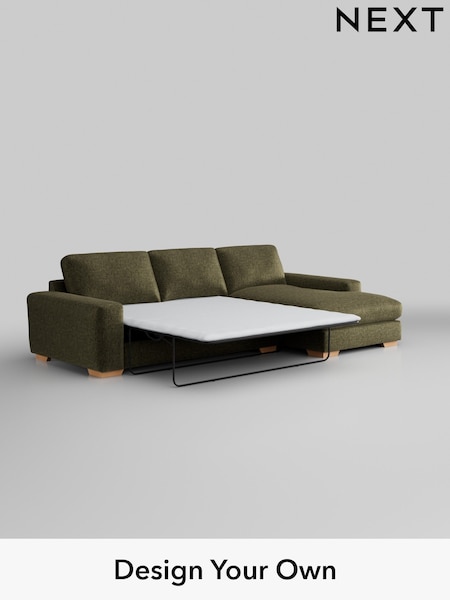 Plush Chenille/Moss Green Houghton Deep Relaxed Sit (AY1093) | £2,825