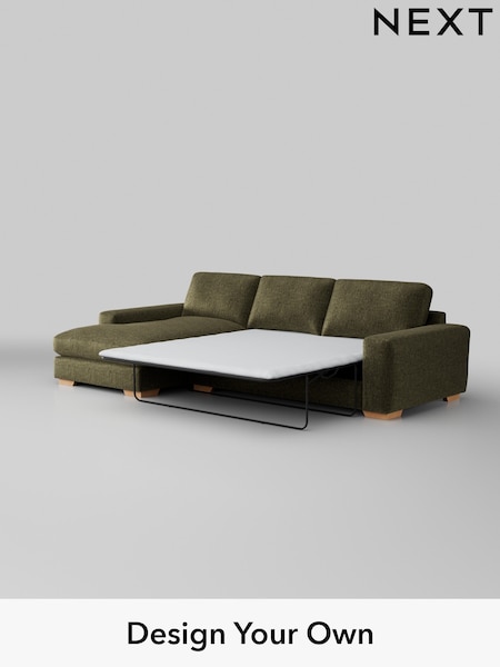 Plush Chenille/Moss Green Houghton Deep Relaxed Sit (AY1093) | £2,825