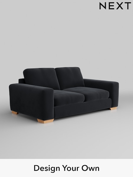 Plush Velvet Easy Clean/Charcoal Grey Houghton Deep Sit (AY1097) | £1,275