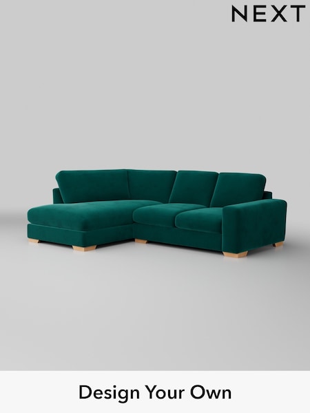 Plush Velvet Easy Clean/Juniper Green Houghton Deep Relaxed Sit (AY1111) | £2,150