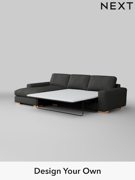 Tweedy Blend Easy Clean/Charcoal Grey Houghton Deep Relaxed Sit (AY1117) | £2,675