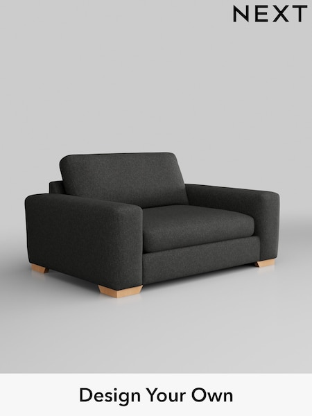 Tweedy Blend Easy Clean/Charcoal Grey Houghton Deep Sit (AY1119) | £1,050