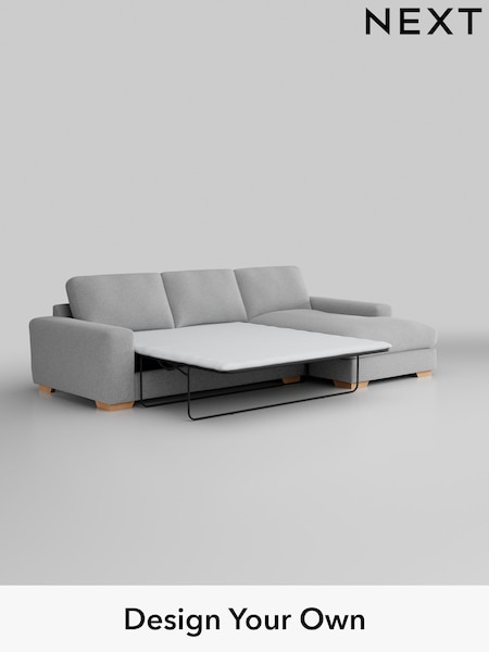 Tweedy Blend Easy Clean/Light Silver Grey Houghton Deep Relaxed Sit (AY1125) | £2,675