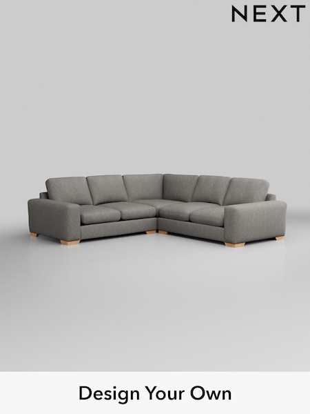 Tweedy Chenille/Mid Grey Houghton Deep Relaxed Sit (AY1135) | £2,675