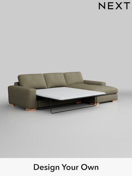 Tweedy Chenille/Mid Moss Green Houghton Deep Relaxed Sit (AY1136) | £2,675