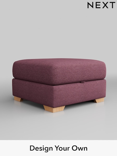 Tweedy Blend Easy Clean/Mid Mulberry Purple Houghton Deep Sit (AY1152) | £450