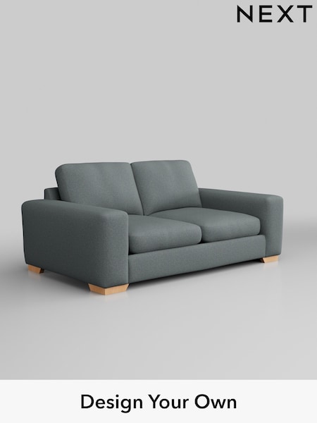Tweedy Blend Easy Clean/Mid Slate Teal Green Houghton Deep Sit (AY1154) | £1,150