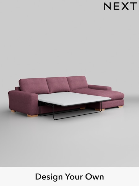 Tweedy Blend Easy Clean/Mid Mulberry Purple Houghton Deep Relaxed Sit (AY1155) | £2,675
