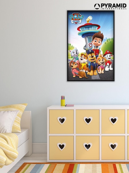 Pyramid International Blue Paw Patrol Ready For Action Framed Maxi Poster (AY1162) | £30