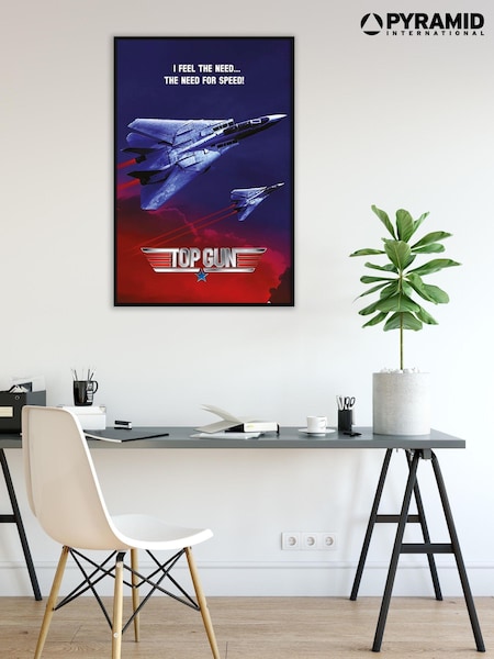 Pyramid International Red Top Gun The Need For Speed Framed Maxi Poster (AY1173) | £30