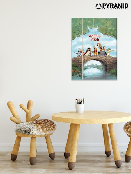 Pyramid International Green Winnie The Pooh Wooden Wall Art (AY1189) | £30
