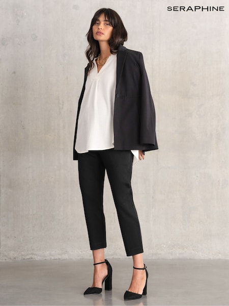 Seraphine Maternity Work Black Trousers (AY1397) | £89