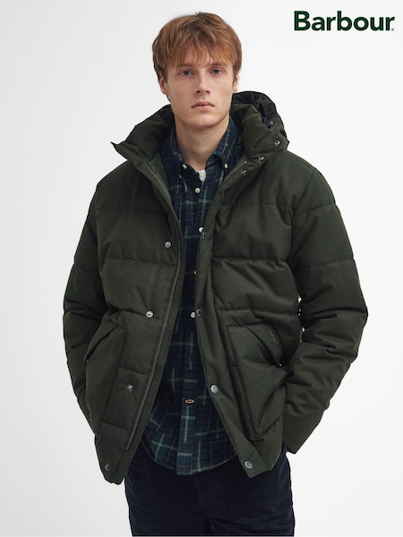 Barbour® Green Brampton Puffer Jacket (AY1655) | £269
