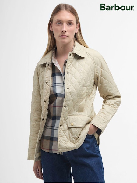 Barbour Cream Beadnell Quilt Jacket (AY1699) | £169