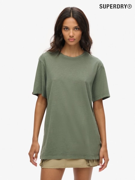 Superdry Green Oversized Classic Essential T-Shirt (AY1822) | £23