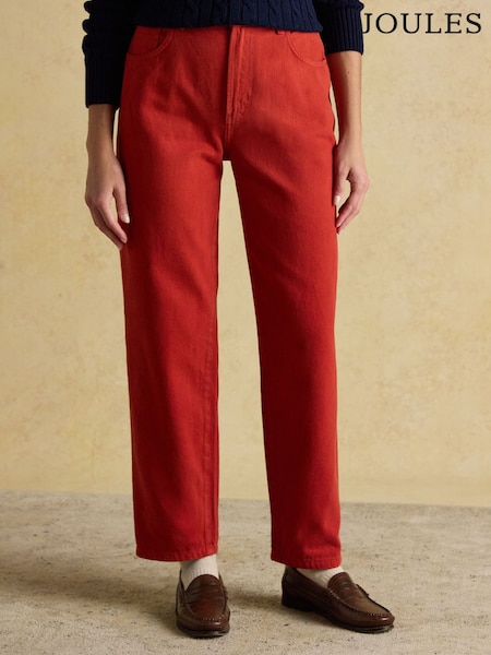 Joules Burnt Orange Relaxed Fit Jeans (AY2040) | £65