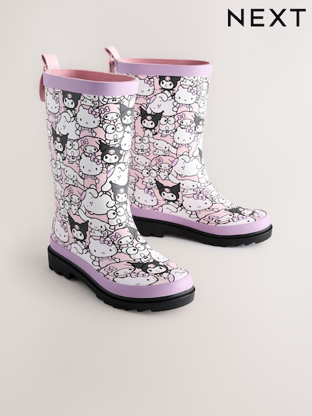 Black/Purple Hello Kitty and Friends Wellies (AY2122) | £21 - £24