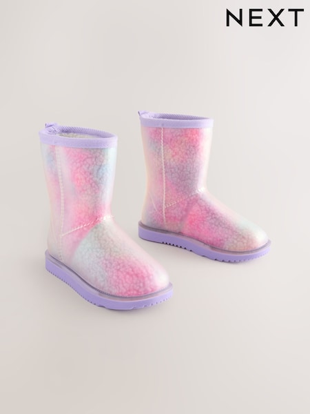 Rainbow Borg Lined Wellies (AY2123) | £22 - £23