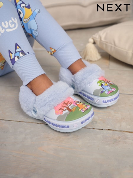Blue Bluey Cosy Lined Slipper Clogs (AY2306) | £16 - £18