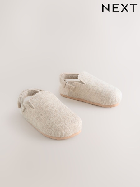 Neutral Felt Clog Slippers (AY2313) | £17 - £20