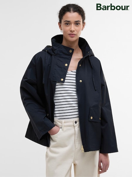 Barbour® Blue Cecile Showerproof Jacket (AY2383) | £179