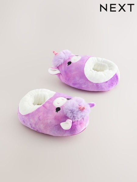 Purple Squishmallows Plush Slippers (AY2473) | £16 - £19
