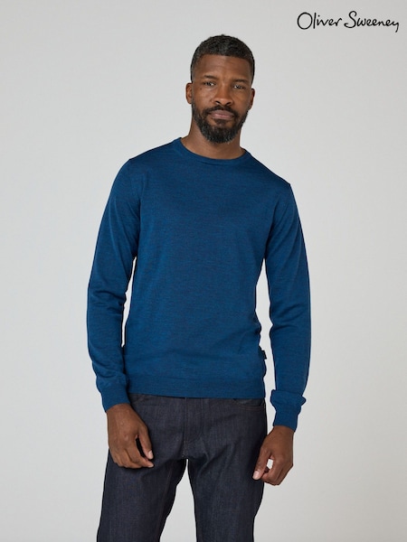 Oliver Sweeney Merino Wool Crew Neck Jumper (AY2544) | £119