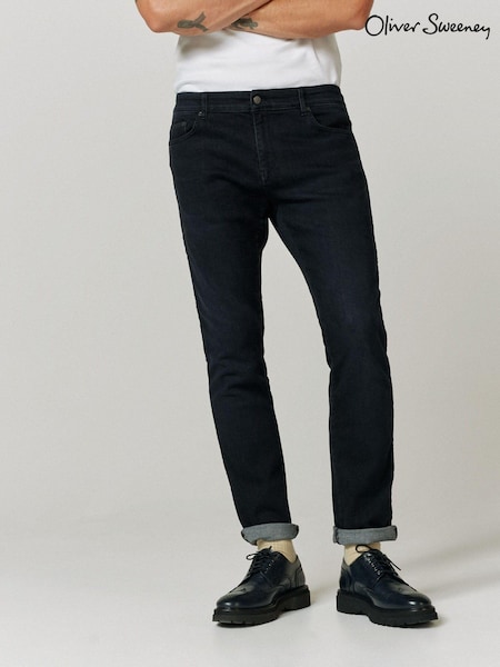 Oliver Sweeney Grey 100% Cotton Stretch Denim Jeans (AY2545) | £129