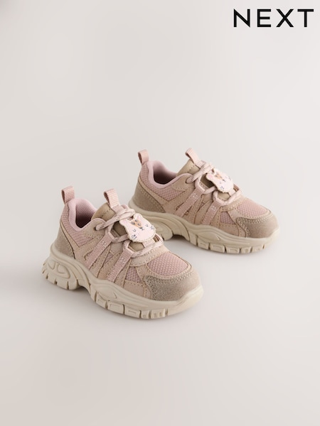 Mocha Brown Bear Chunky Trainers (AY2553) | £23 - £25