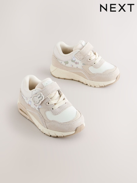 Neutral Miffy License Touch Fasten Trainers (AY2564) | £28 - £30