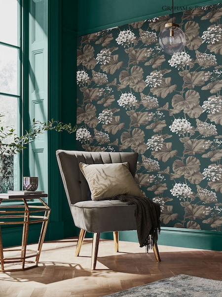 Graham & Brown Emerald Florentia Emerald A4 Wallpaper Sample (AY2616) | £1
