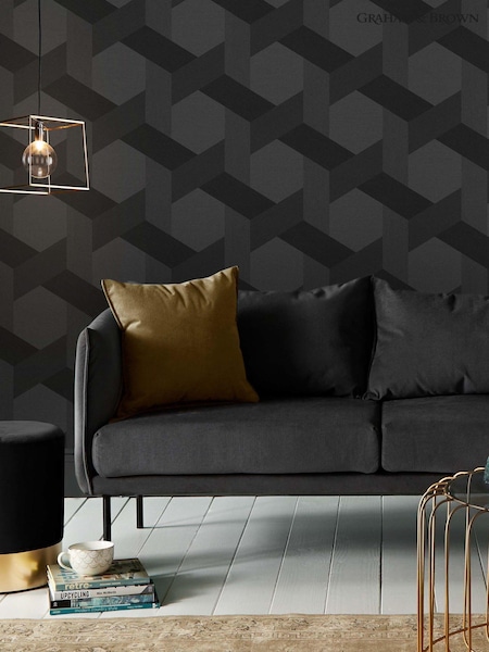 Graham & Brown Ground Fractal A4 Wallpaper Sample (AY2642) | £1