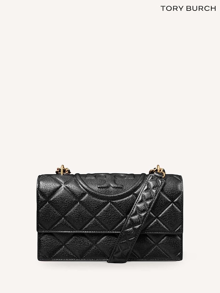 Tory Burch Black Fleming Small Convertible Shoulder Bag (AY3227) | £545