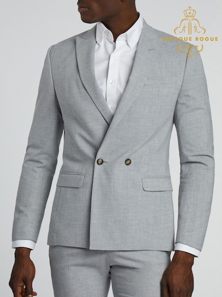 Antique Rogue Grey Plain Jacket (AY3358) | £115