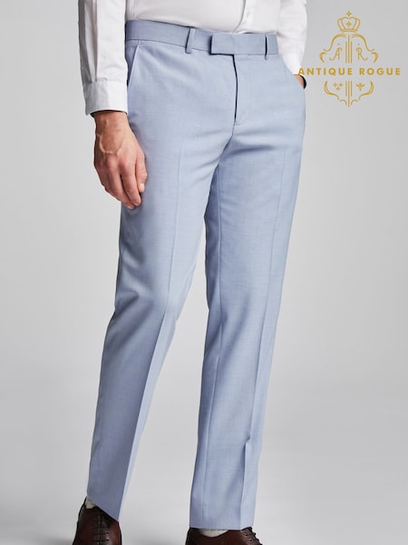 Antique Rogue Blue Cloud Slim Trousers (AY3367) | £64