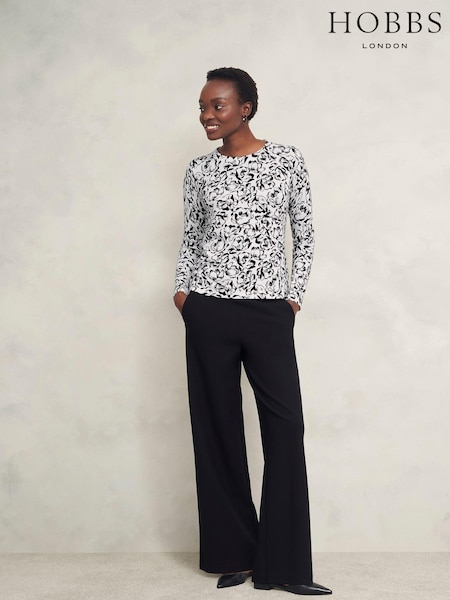 Hobbs White Harlow Jumper (AY3649) | £89