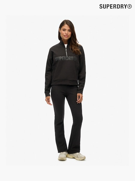 Superdry Black Active Tech Flare Joggers (AY3665) | £45