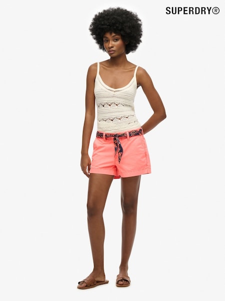 Superdry Orange Classic Chino Shorts (AY3699) | £40
