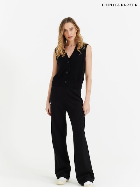 Chinti and Parker Wool Cashmere Blend V-Neck Waistcoat (AY3821) | £95