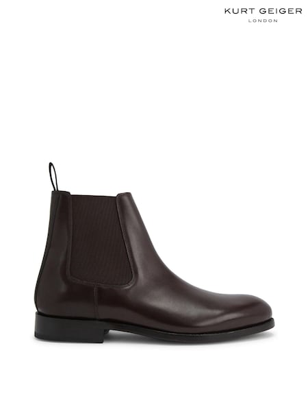Kurt Geiger London Sloane Chelsea Brown Boots (AY3844) | £219