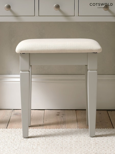 Cotswold Company Pebble Grey Chantilly Dressing Table Stool (AY3899) | £105