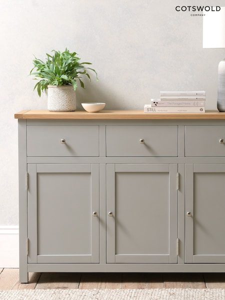 Cotswold Company Pebble Grey 'Simply Cotswold' Large Sideboard (AY3901) | £365