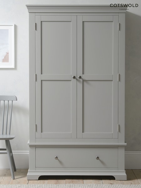 Cotswold Company Pebble Grey Chantilly Double Wardrobe (AY3905) | £825