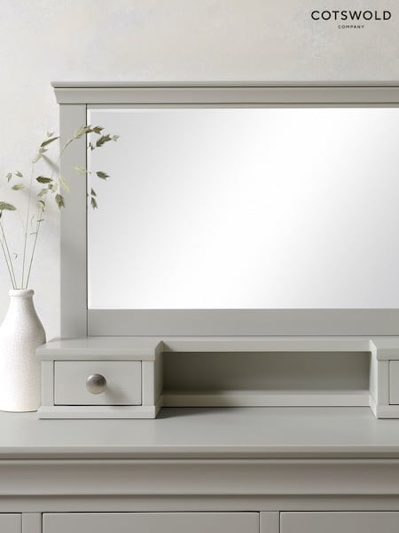 Cotswold Company Pebble Grey Chantilly Vanity Mirror (AY3912) | £155