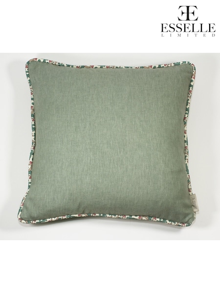 Esselle Green Eden Plain/Veda Mineral Green Cushion (AY3931) | £40