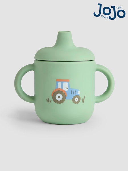 JoJo Maman Bébé Printed Silicone Sippy Cup (AY3976) | £12