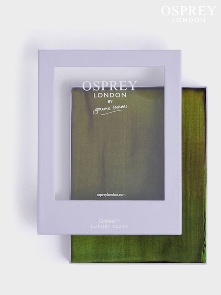 Osprey London The Ombre Boxed Scarf (AY4231) | £69