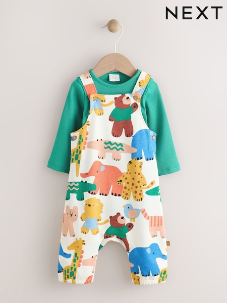 Bright Character Baby Jersey Dungarees And Bodysuit Set (0mths-2yrs) (AY4415) | £17 - £19