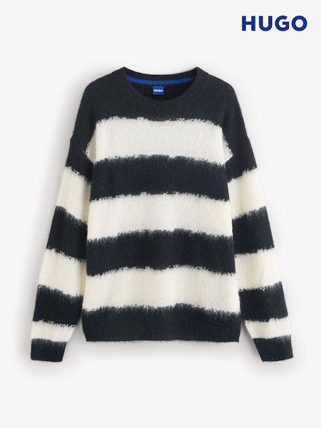 HUGO Black Somi Stripe Jumper (AY4570) | £129