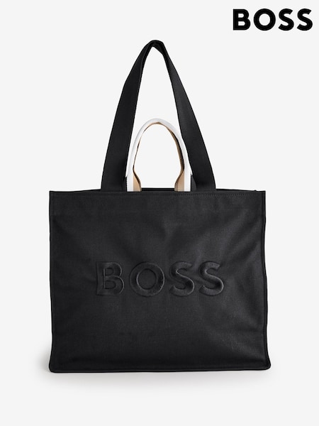 BOSS Black Signature Strip Handle Tote Bag (AY4574) | £129